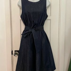 Kate Spade + Broome Street Denim Belted Dress